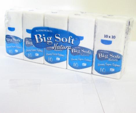 Big Soft Natura kapesníčky 10ks