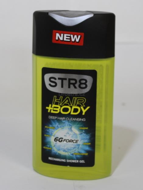 Str8 Hair Body 6GForce sprchový gel 250 ml
