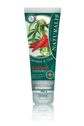 Naturalis Cannabis & Chilli masážní emulze 200 g