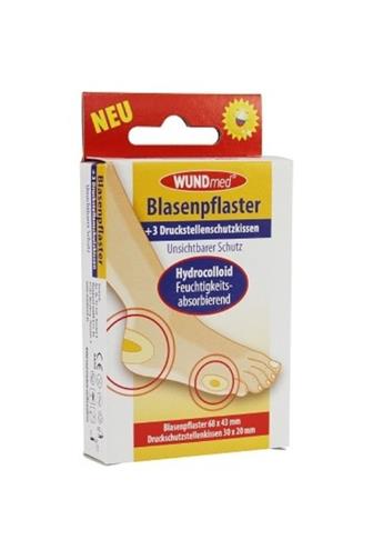 Wundmed Náplast na puchýře+3 polštářky proti otlakům