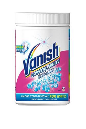Vanish Oxi Action Crystal White odstraňovač skvrn na bílé prádlo 22 praní 625 g