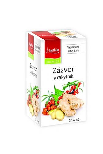Apotheke Premier Zázvor a rakytník 20 x 2 g