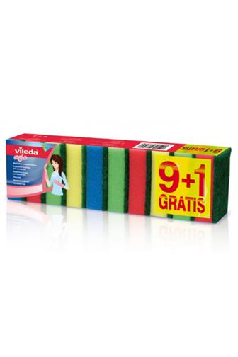 Vileda Style houbičky na nádobí 9 + 1ks