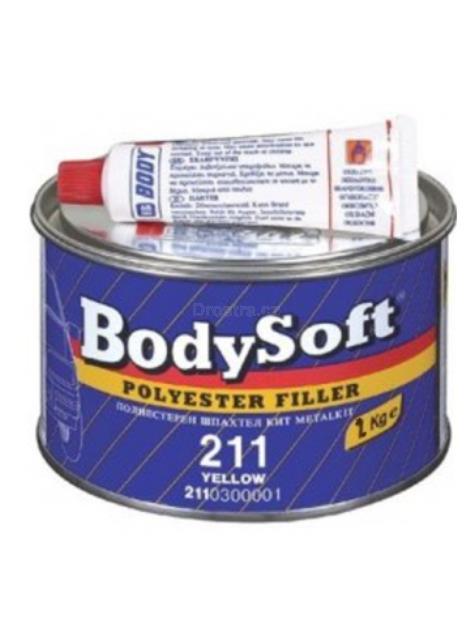 BodySoft 211 PE tmel žlutý na kov a dřevo 2kg