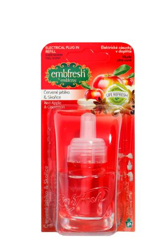 Embfresh electric Červené jablko & Skořice náplň 19 ml