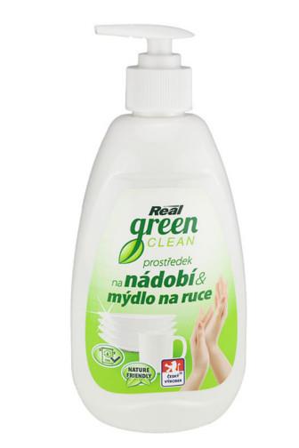Real green clean prostředek na nádobí & mýdlo na ruce 500 ml