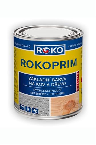 RokoPrim základní barva na kov a dřevo červenohnědá 0840 0,75 l