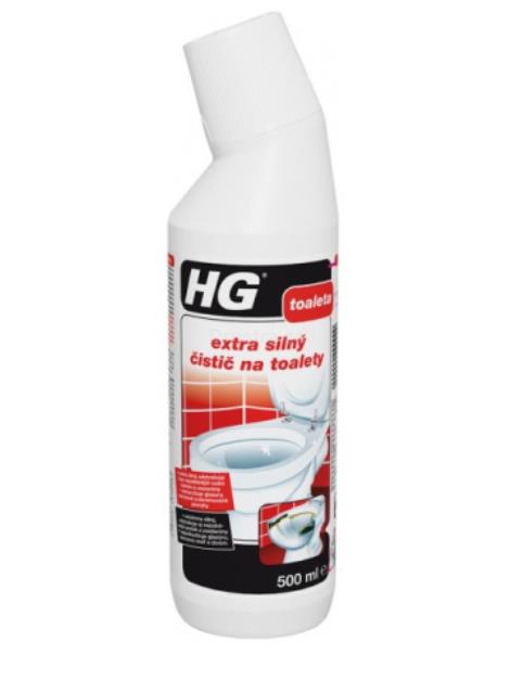 HG Extra silný čistič na toalety 0.5l 