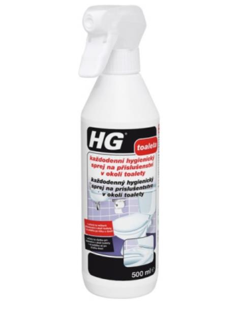 HG každodenní hygienický sprej na příslušenství v okolí toalety 0.5l