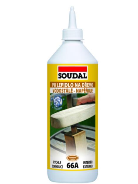 Soudal 66A lepidlo na dřevo PU vodostálé 250 g