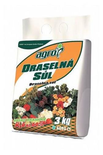 Agro Draselná sůl 3 kg