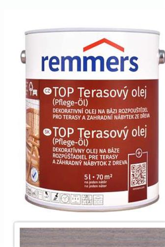 Remmers olej pro terasy a zahradní nábytek vodově šedá 0.75l