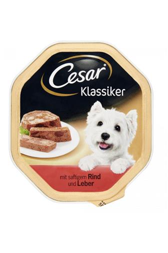 Cesar Hovězí maso a játra kompletní krmivo pro dospělé psy 150 g