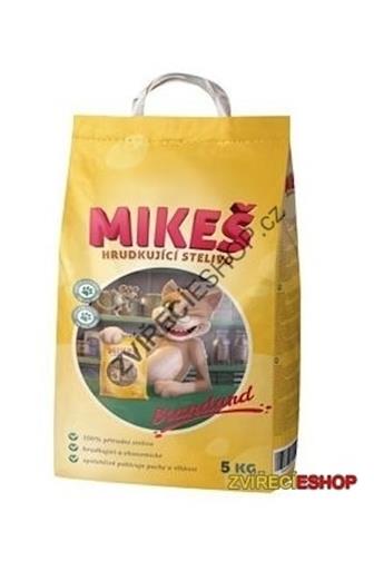 Mikeš Přírodní hrudkující stelivo 5 kg