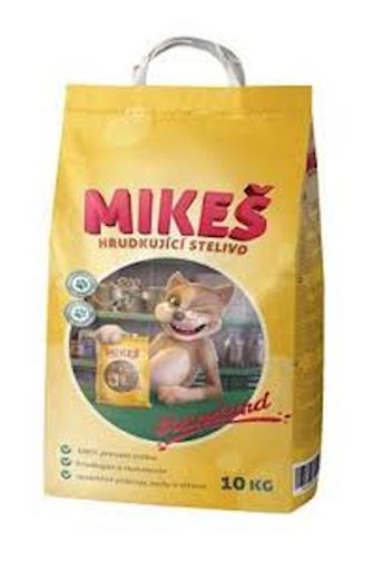 Mikeš Přírodní hrudkující stelivo 10 kg
