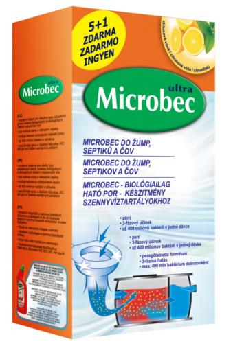 Microbec ultra do žump a septiků 5 +1 zdarma ( 6 x 25 g)