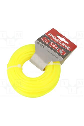 Proline Struna do sekačky 3,0 mm x 15m žlutá kulatá
