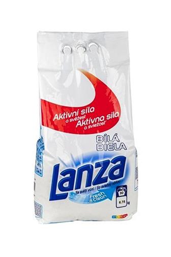 Lanza Fresh & Clean Bílá prací prášek (90 dávek) 5.85 kg