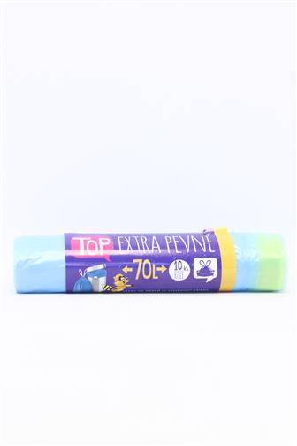 TOP Pytle na odpad extra pevné zatahovací 70 l 10 ks