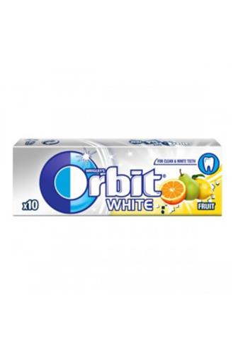 Orbit White Fruit dražé 14 g