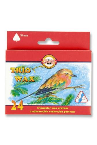KOH-I-NOOR Trio Wax Voskovky 8274 24ks