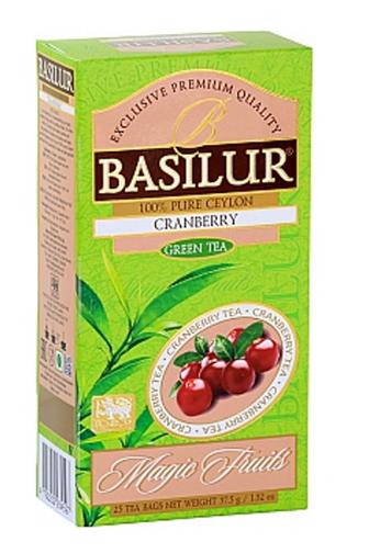Basilur Green tea Magic Fruit Cranberry 25 x 1,5 g