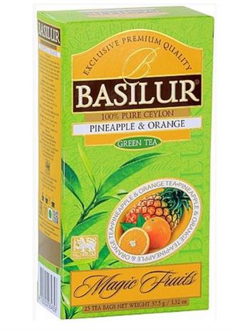 Basilur Magic Green Pineapple & Orange 25 x 1,5 g