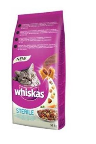 Whiskas s kuřecím masem pro kastrované kočky 14 kg