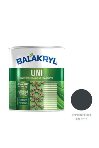 PPG Balakryl UNI satin RAL7016 antracitově šedá 0,7 kg