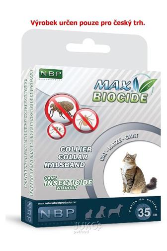 Max Biocide antiparazitální obojek pro kočky 42 cm