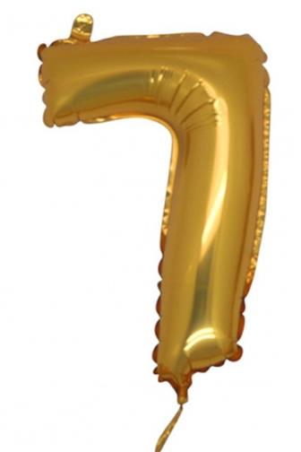 Balónek foliový zlatý 101cm č.7