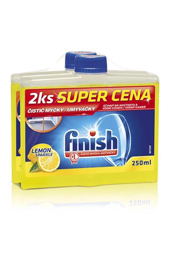 Finish čistič myčky duopack lemon 2 x 250 ml