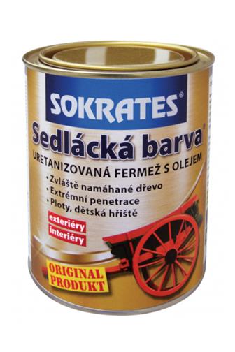 Sokrates sedlácká barva 0180 šedá antracit 0,7 kg