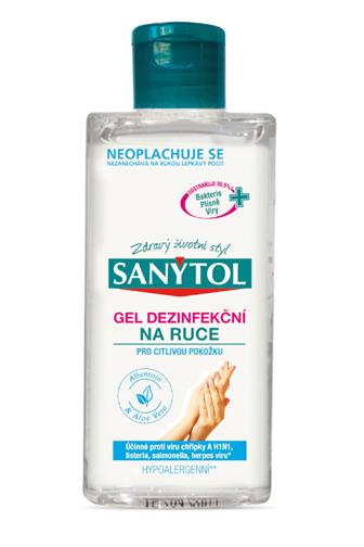 Sanytol dezinfekční gel na ruce pro citl.pokožku 75 ml