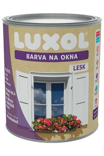Akzo Nobel Luxol barva na okna 1000 bílá lesklá 4 l