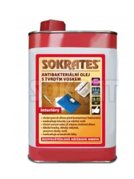 Sokrates antibakteriální olej s tvrdým voskem 0.6l