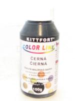 Kittfort Color Line tekutá tónovací a malířská barva 17 černá 100 g