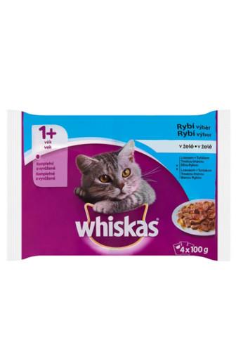 Whiskas kapsičky rybí v želé 4 x85 g