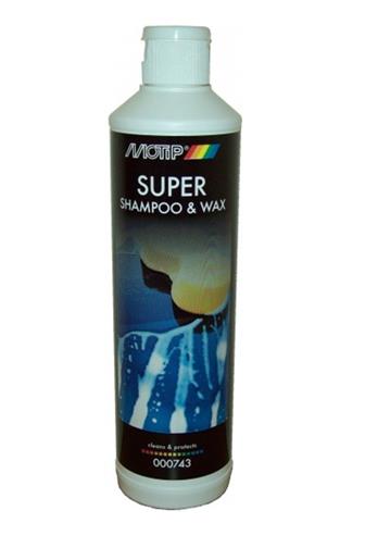 Motip Super Shampoo and Wax 500 ml