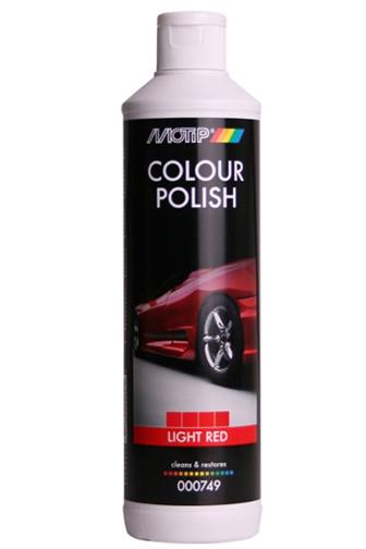 Motip Colour polish black barevná leštěnka červená 500 ml