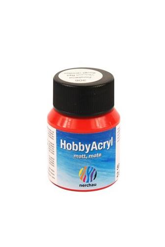 Nerchau Hobby Acryl Mat 306 červená rumělka 59 ml