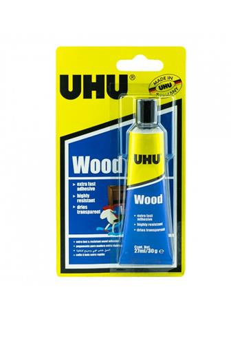 UHU Wood Rychleschnoucí lepidlo na dřevo s vysokou pevností pro venkovní použití 27 ml
