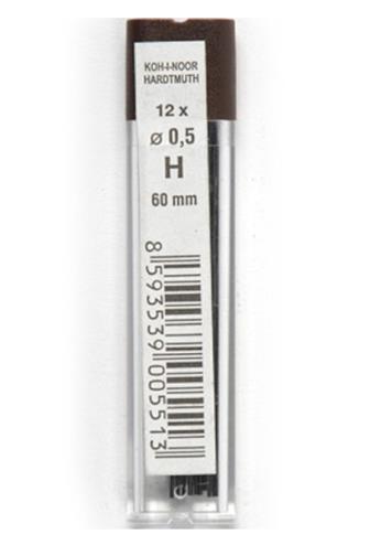 KOH-I-NOOR tuha grafitová 4152/H 0,5 mm 12 ks