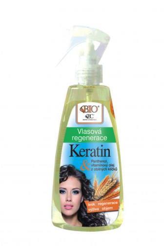 Bione Cosmetics BIO vlasová regenerace keratin s olejem z obilných klíčků 260 ml