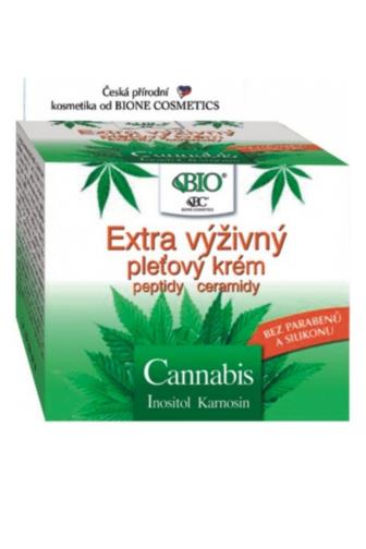 Bione Cosmetics BIO Cannabis zvláčňující a regenerační pleťový krém 51ml