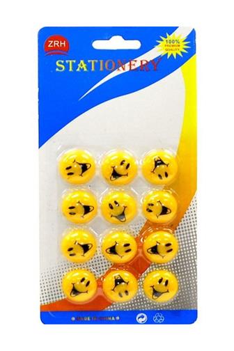 Magnet smajlík 12 ks