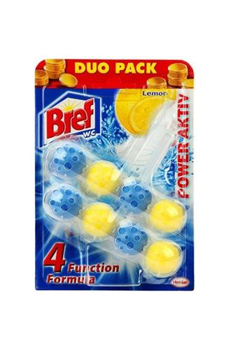 Bref Power Aktiv wc blok Lemon 2 x 50 g