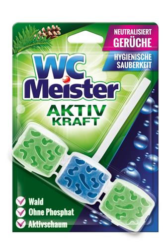 WC blok Meister Aktiv Kraft Pine závěs do WC 45 g 