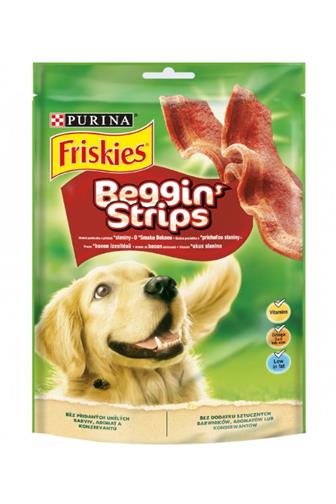 Friskies Beggin Stripss s příchutí slaniny 120 g