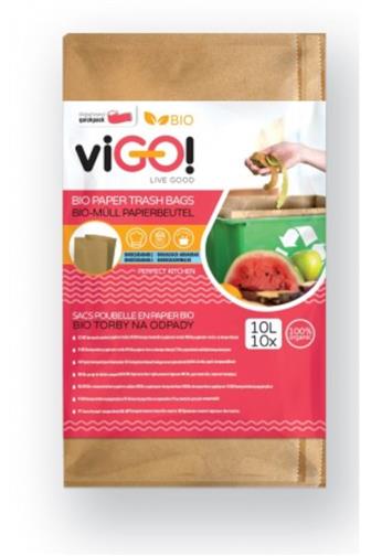Vigo bio sáčky papírové na odpadky 10l 10 ks